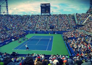 Tennis Match: Go Federer